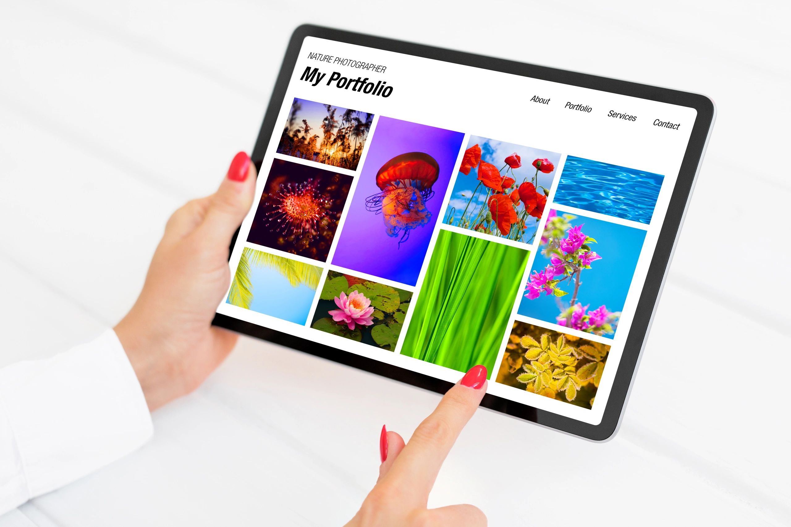 graphic design portfolio sample